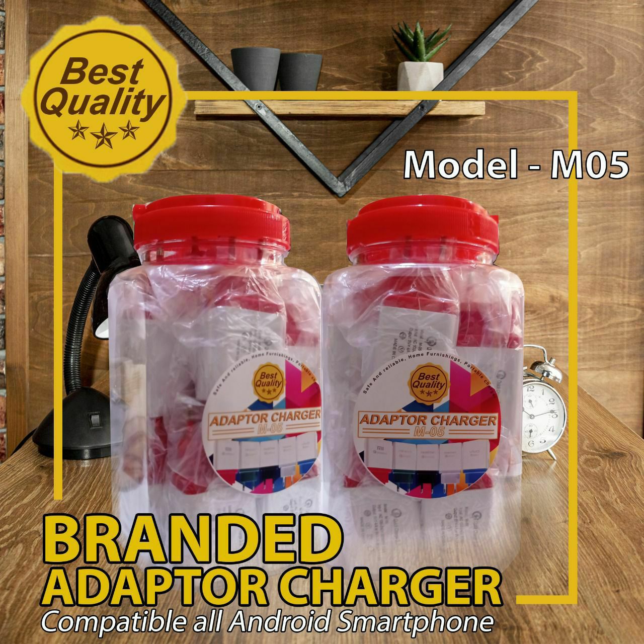 BATOK CHARGER BRAND 2 USB M-05 1A (TOPLES 15)